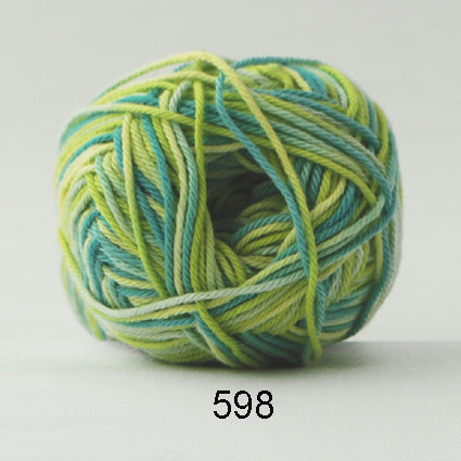 Cotton nr. 8 598 Print - Bomuld fra Hjertegarn