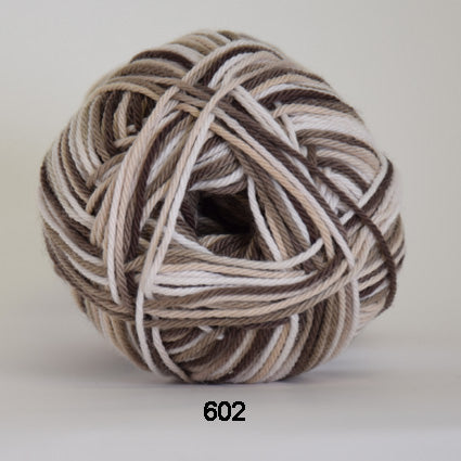 Cotton nr. 8 602 Print - Bomuld fra Hjertegarn