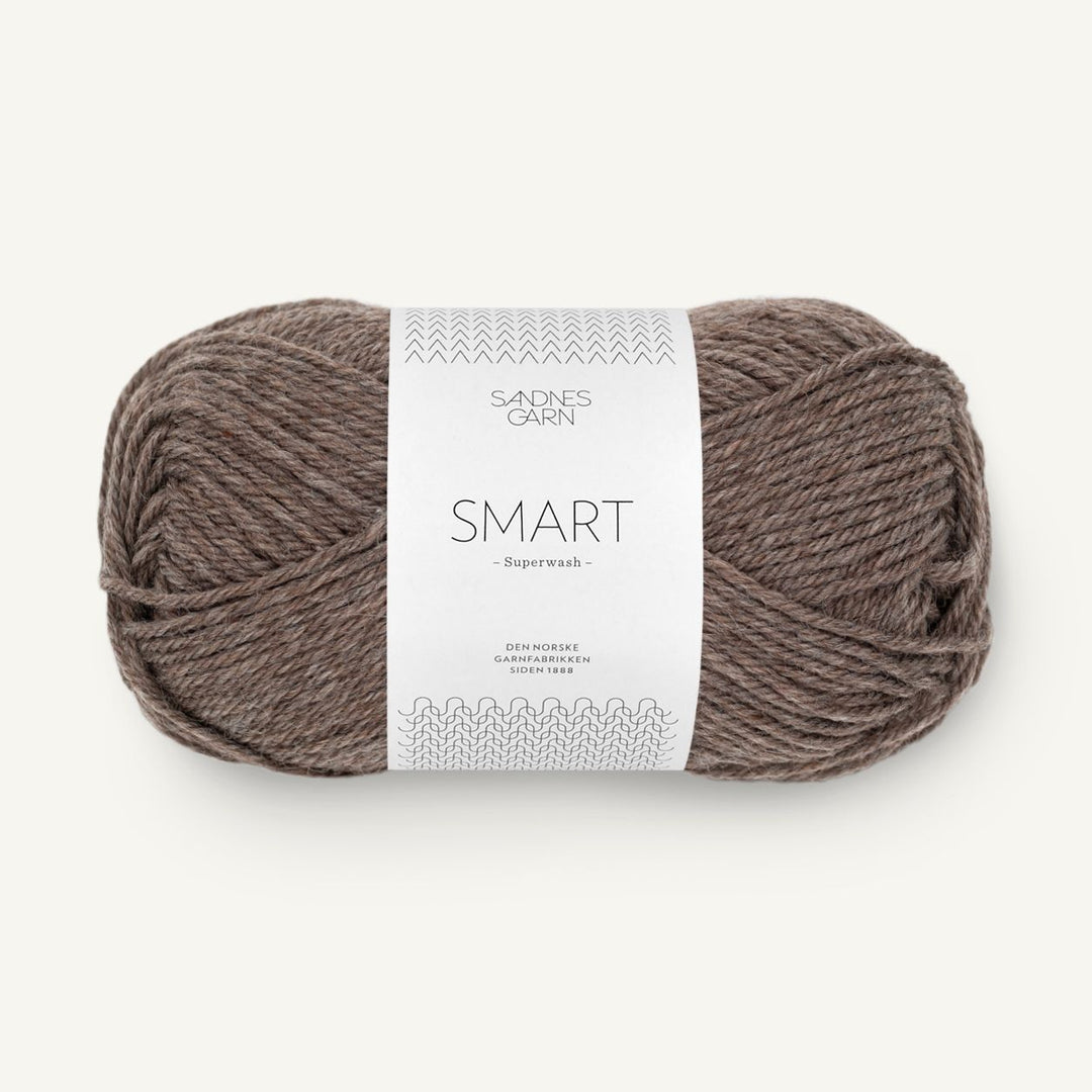Smart 2652 Mellembrun meleret - Sandnes Garn