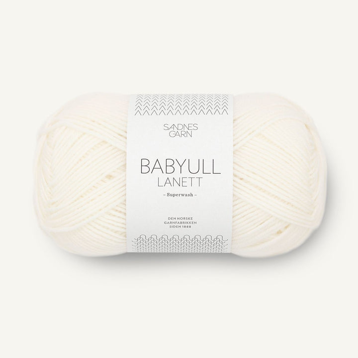 Babyull Lanett 1012 Natur - Sandnes Garn
