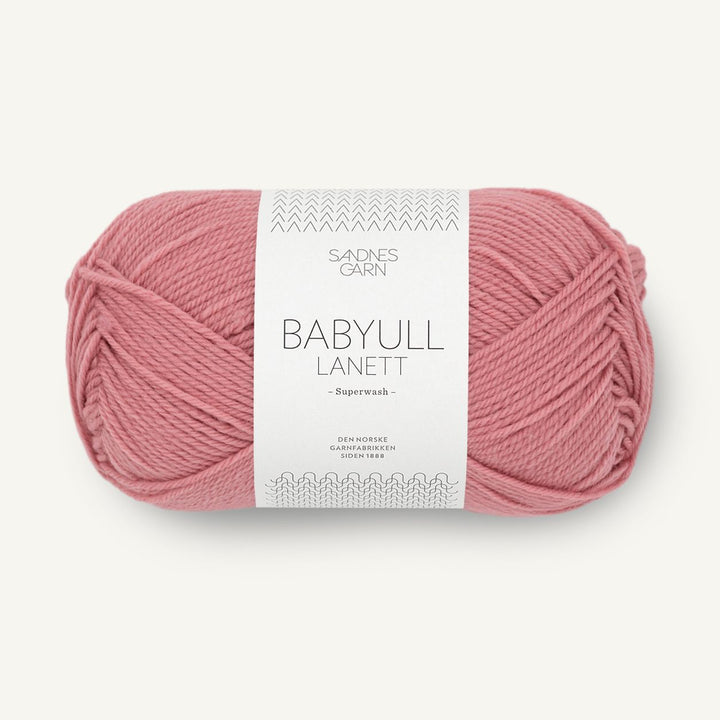 Babyull Lanett 4023 Støvet gammelrosa - Sandnes Garn