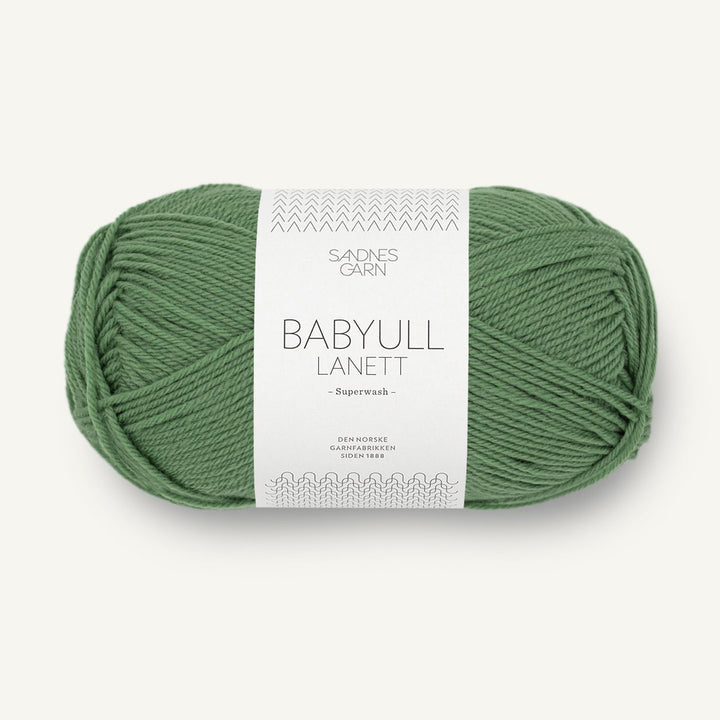 Babyull Lanett 8543 Grøn - Sandnes Garn