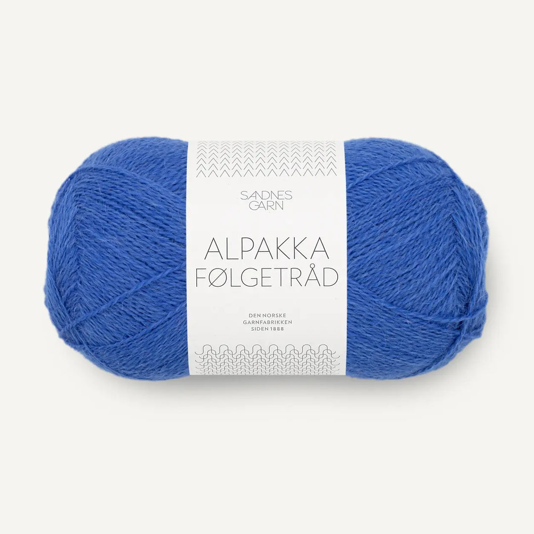 Alpakka Følgetråd 5845 Dazzling Blue - Sandnes Garn