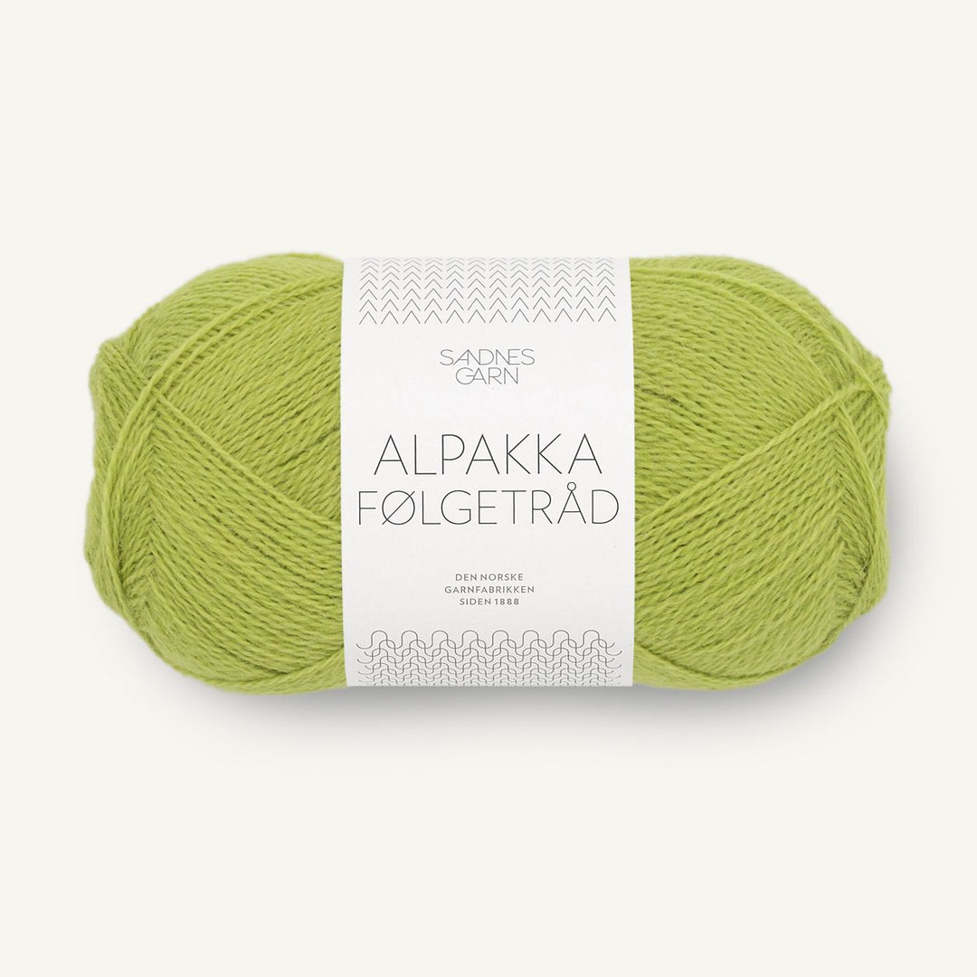Alpakka Følgetråd *9825 Sunny Lime - Sandnes Garn