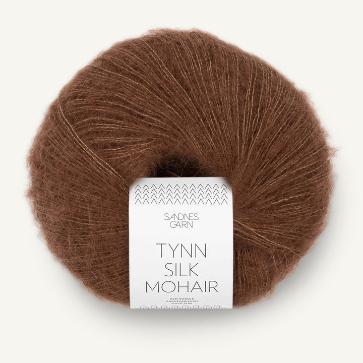Tynn Silk Mohair 3073 Chokolade - Sandnes Garn