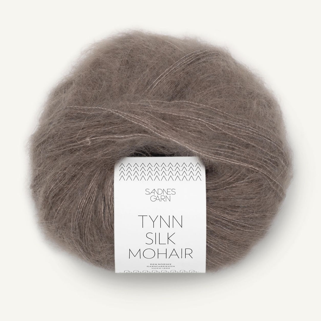 Tynn Silk Mohair 3161 Kastanjenød - Sandnes Garn