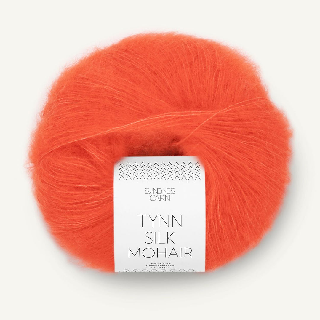 Tynn Silk Mohair 3818 Orange - Sandnes Garn