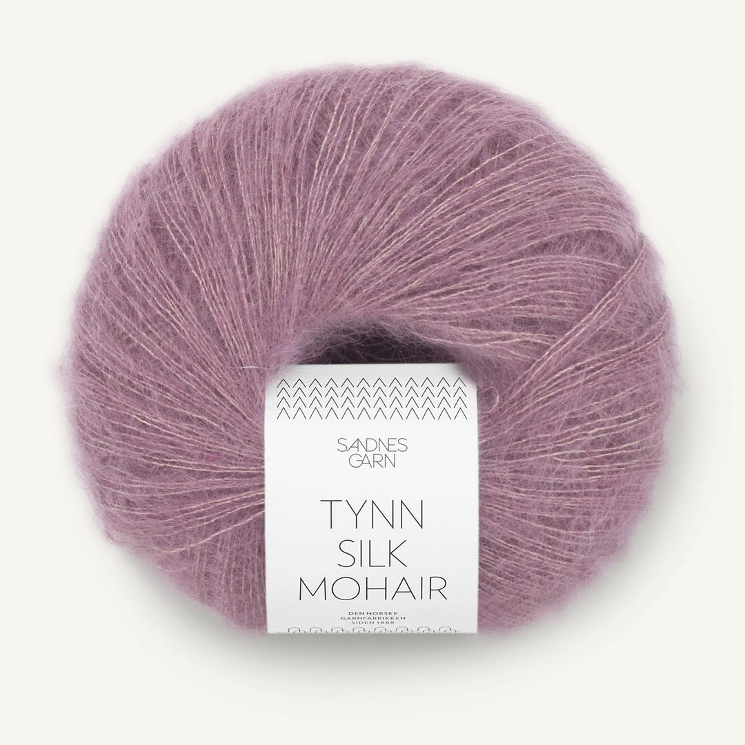 Tynn Silk Mohair 4632 Rosa Lavendel - Sandnes Garn