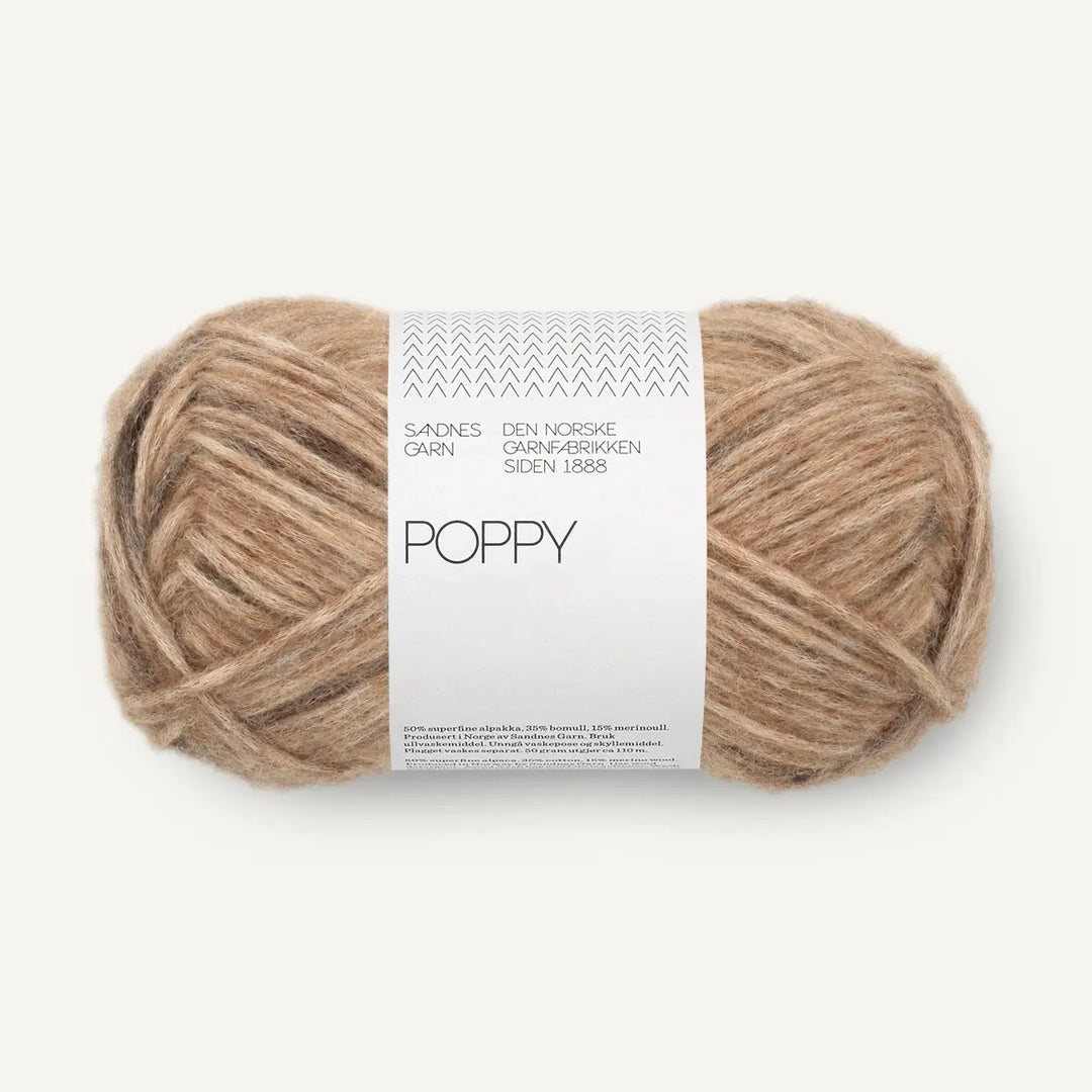 Poppy 3400 Chocolate Chip Cookie - Sandnes Garn