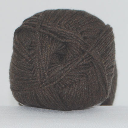 Lana Cotton 212 294 Mørk brun - Hjertegarn