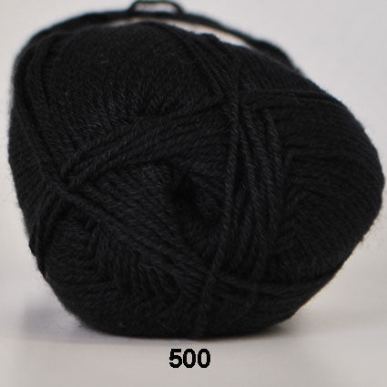 Lana Cotton 212 500 Sort - Hjertegarn