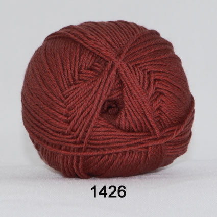 Lana Cotton 212 1426 Rødbrun - Hjertegarn