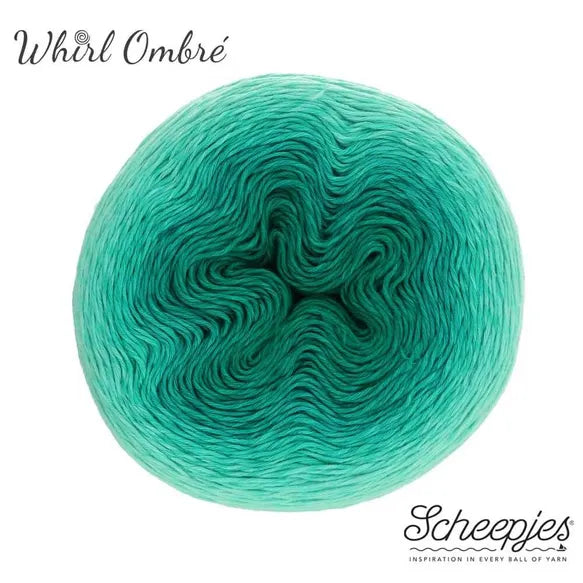 Whirl 560 Jade JimJam - Scheepjes garn med farveskift