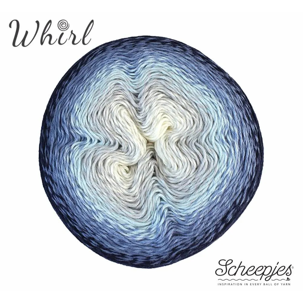 Whirl 755 Blueberry Bambam - Scheepjes garn med farveskift