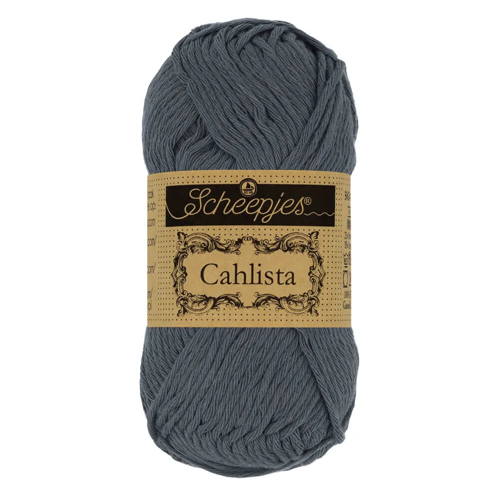 Cahlista 393 Charcoal - Scheepjes bomuldsgarn