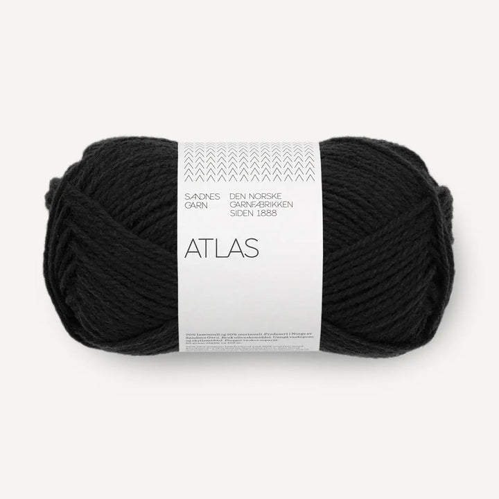 Atlas 1099 Sort- Sandnes Garn