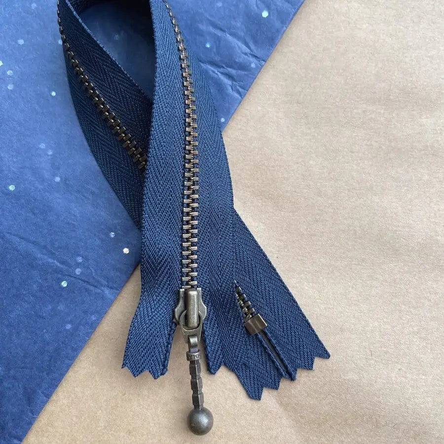 PetiteKnit - Lynlås 23 cm - Navy