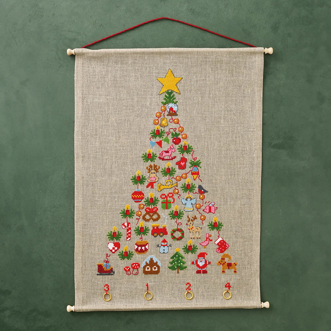 Adventskalender - Adventstræet 34-5268 - Broderikit