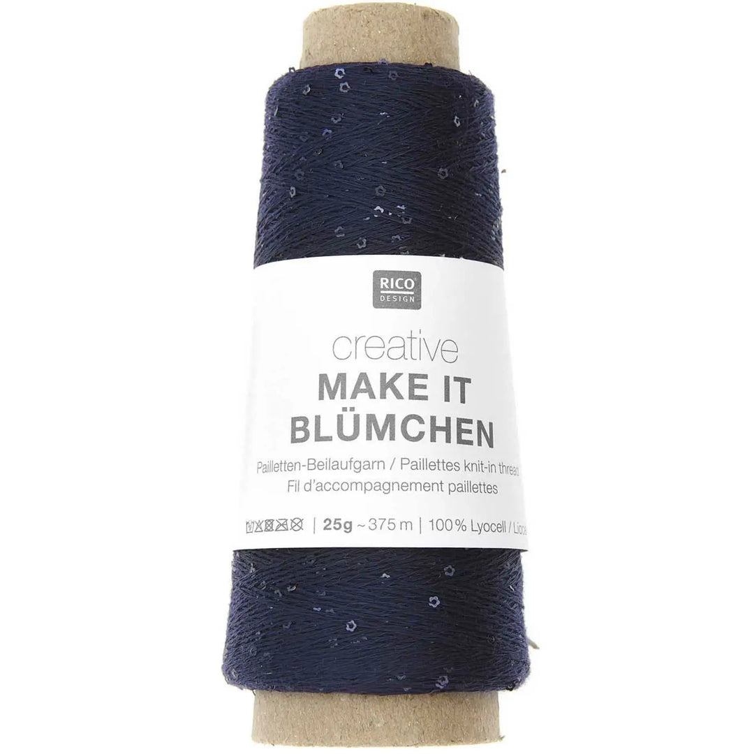 Make it Blümchen 15 Navy Blue - Rico Design Garn