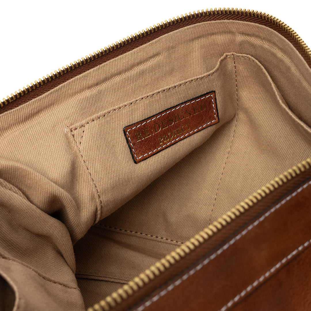 RE:Designed Project 3 - Stor Clutch taske i Walnut læder