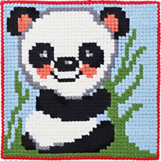 Børnestramaj - 9384 Panda - 25x25 cm