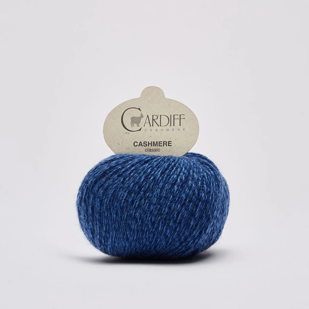 Cardiff Cashmere Classic 557 Blu Notte - Garn