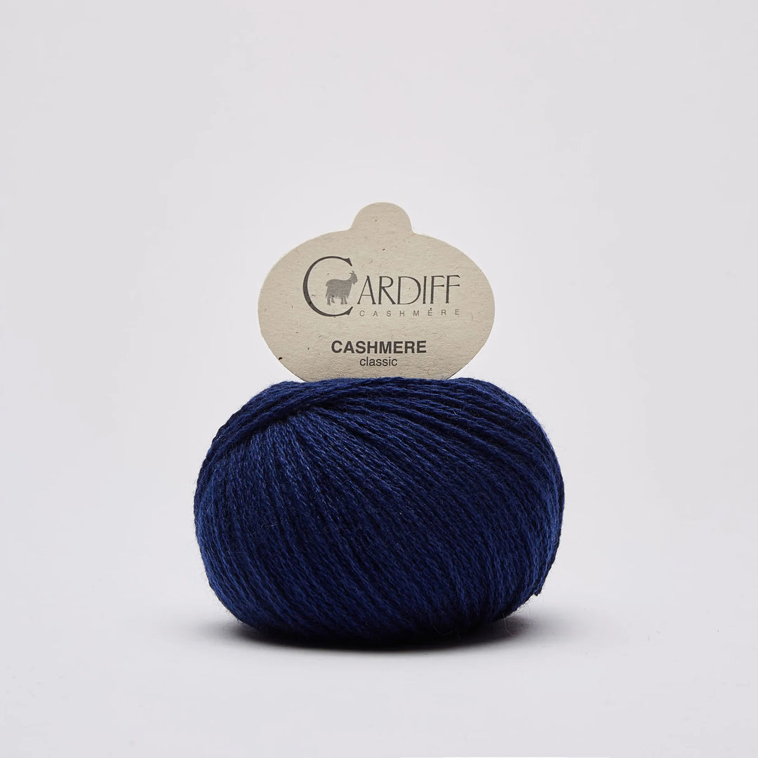 Cardiff Cashmere Classic 638 Indaco - Garn