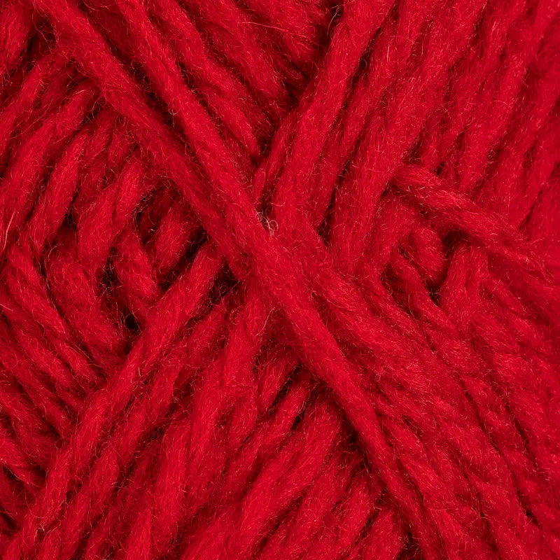 Fivel 02 Mørk rød - Rauma Garn