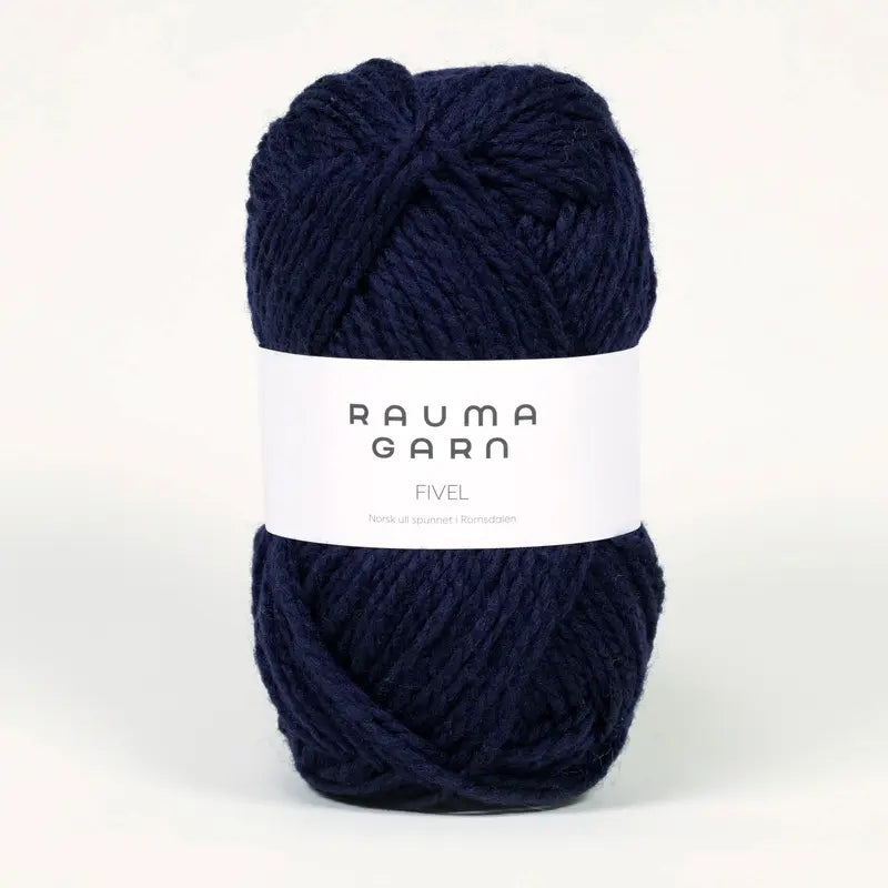 Fivel 09 Marineblå - Rauma Garn