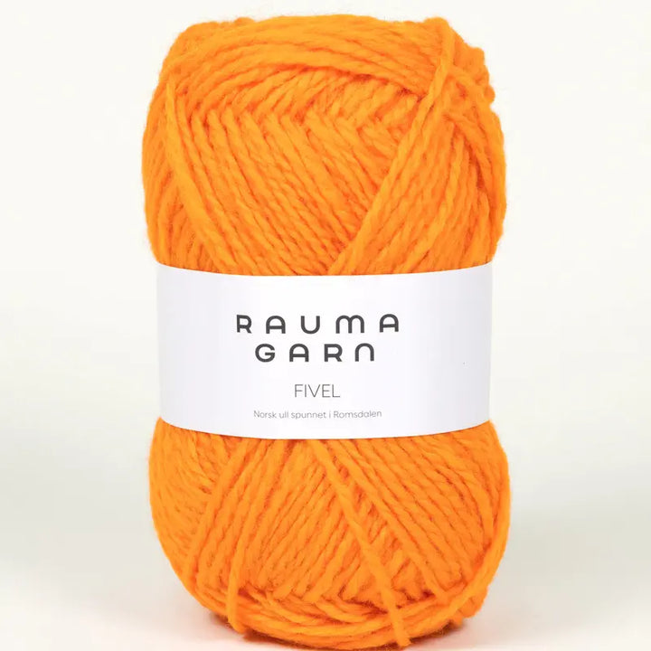Fivel 20 Orange - Rauma Garn