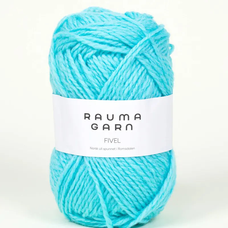 Fivel 23 Lys turkis - Rauma Garn