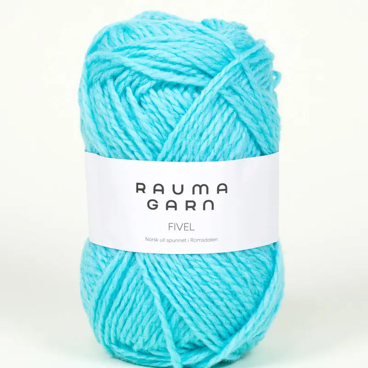 Fivel 23 Lys turkis - Rauma Garn