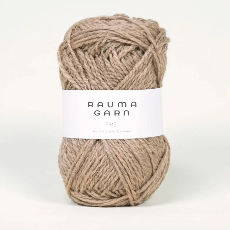 Fivel 302 Sandmeleret - Rauma Garn