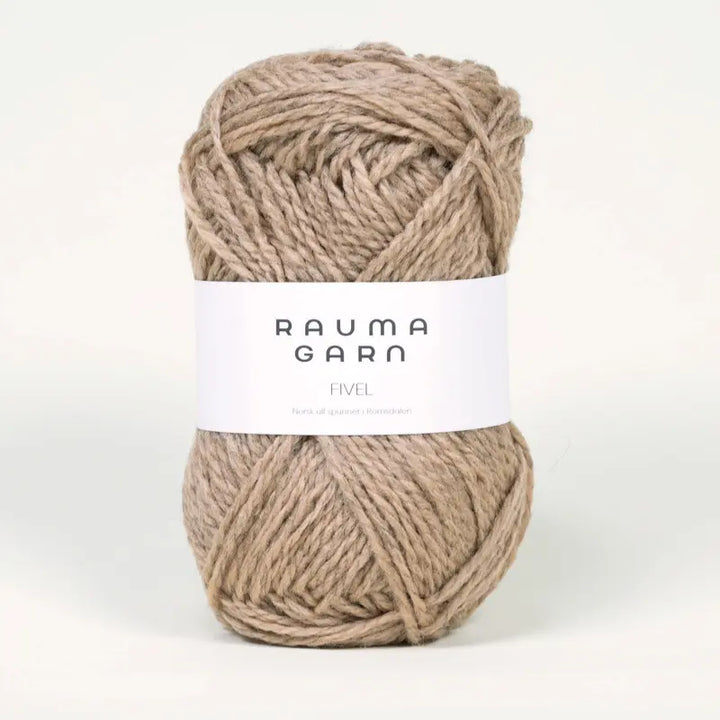 Fivel 302 Sandmeleret - Rauma Garn