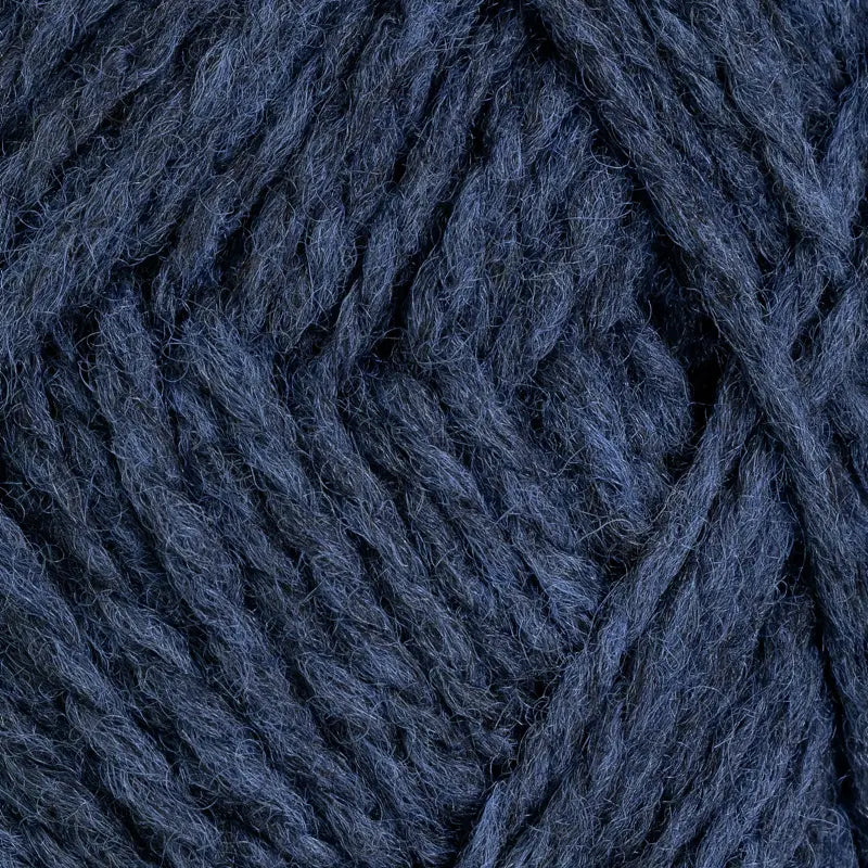 Fivel 402 Mørk petrolmeleret - Rauma Garn