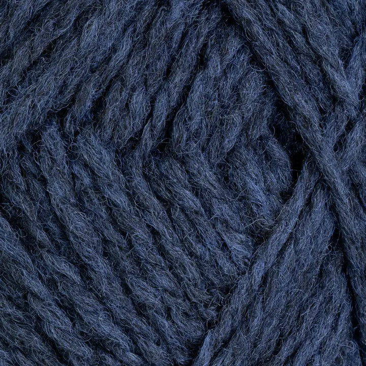 Fivel 402 Mørk petrolmeleret - Rauma Garn