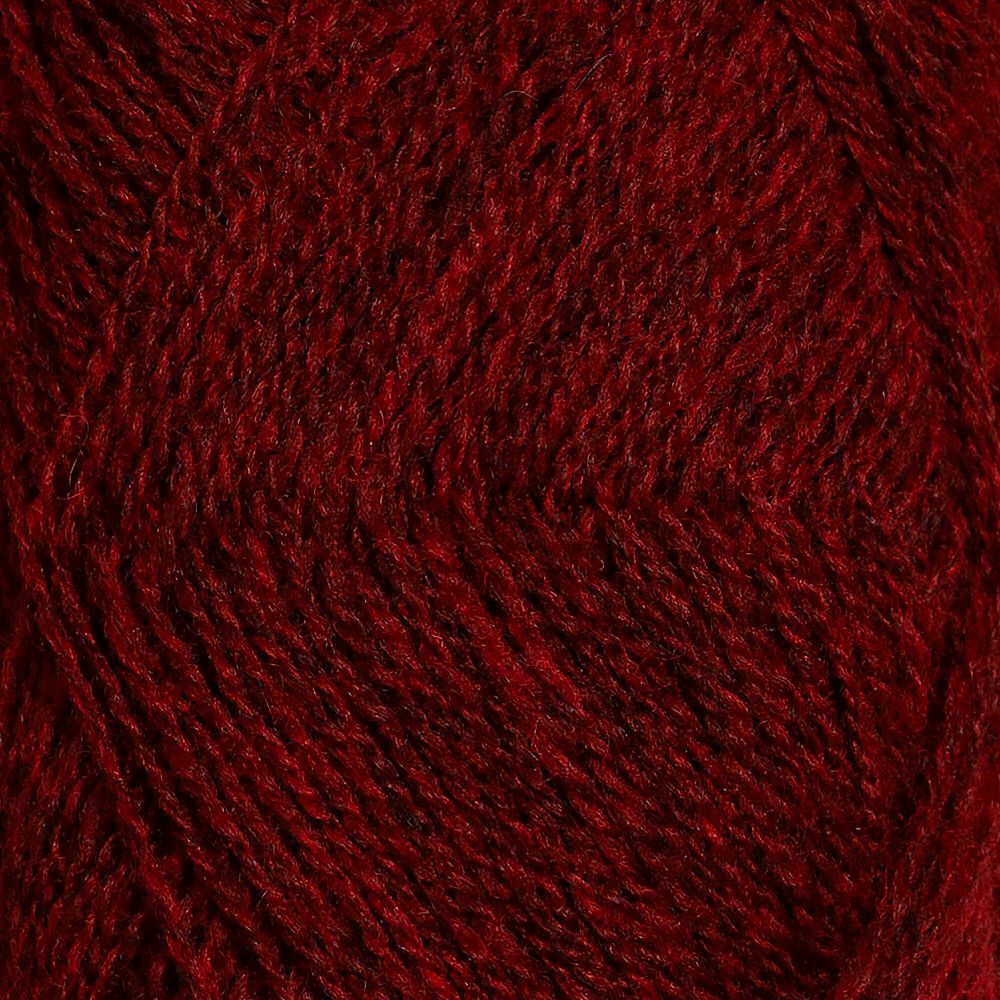 Finull 4120 Rød mørkmeleret - Rauma Garn
