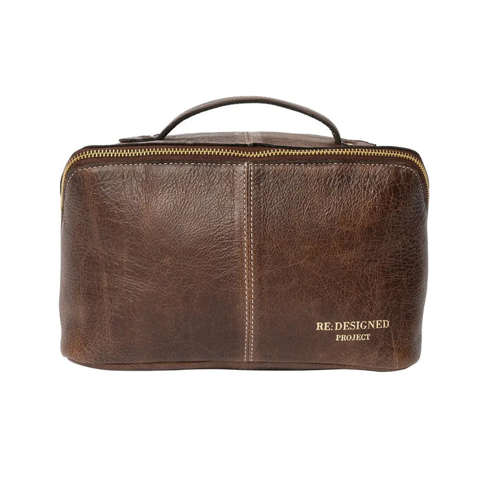 RE:Designed Project 9 - Lille Projekttaske i Woodsmoke læder