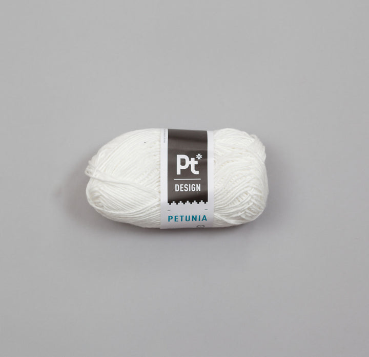 Petunia 221 Cremehvid - Rauma Garn