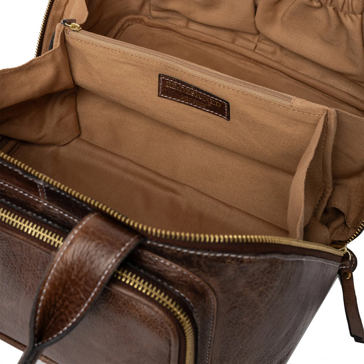 RE:Designed Project 39 - Stor Projekttaske i Woodsmoke læder