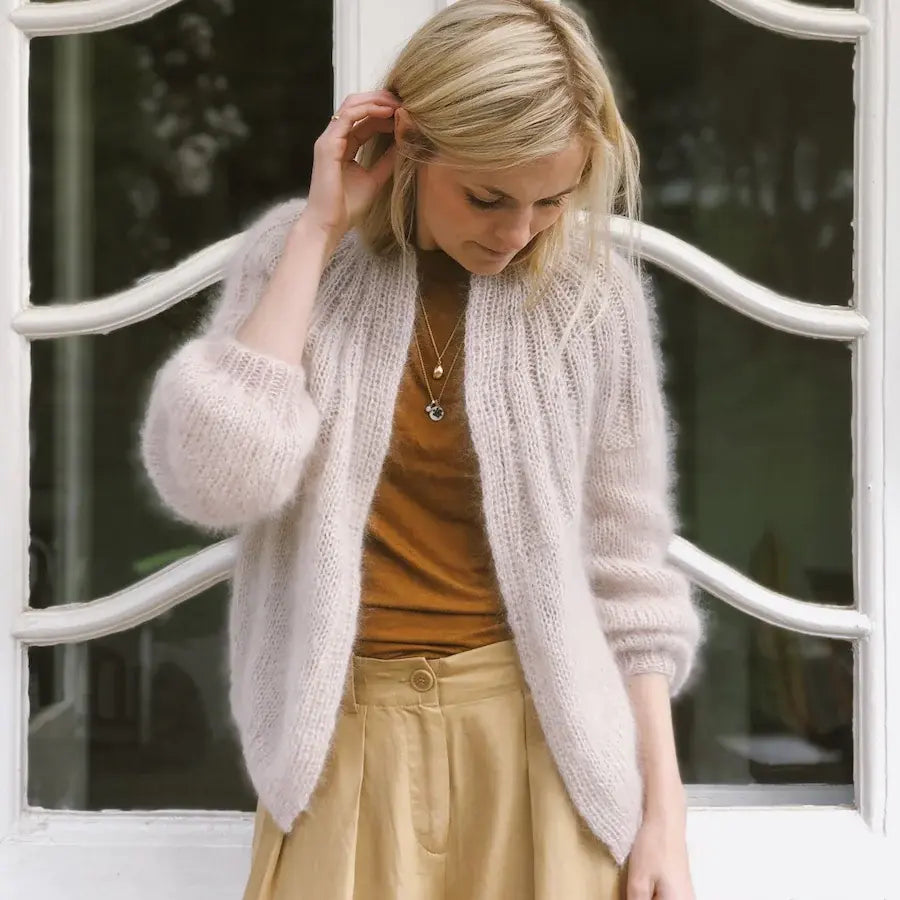 PetiteKnit - Sunday Cardigan - Mohair Edition