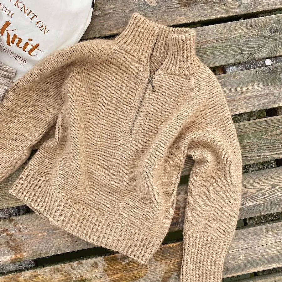 PetiteKnit - Zipper Sweater