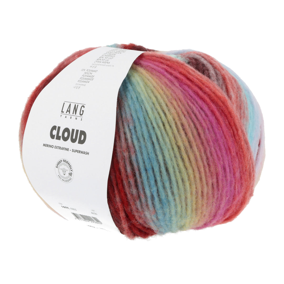 Cloud 005 Flerfarvet - Lang Yarns Garn