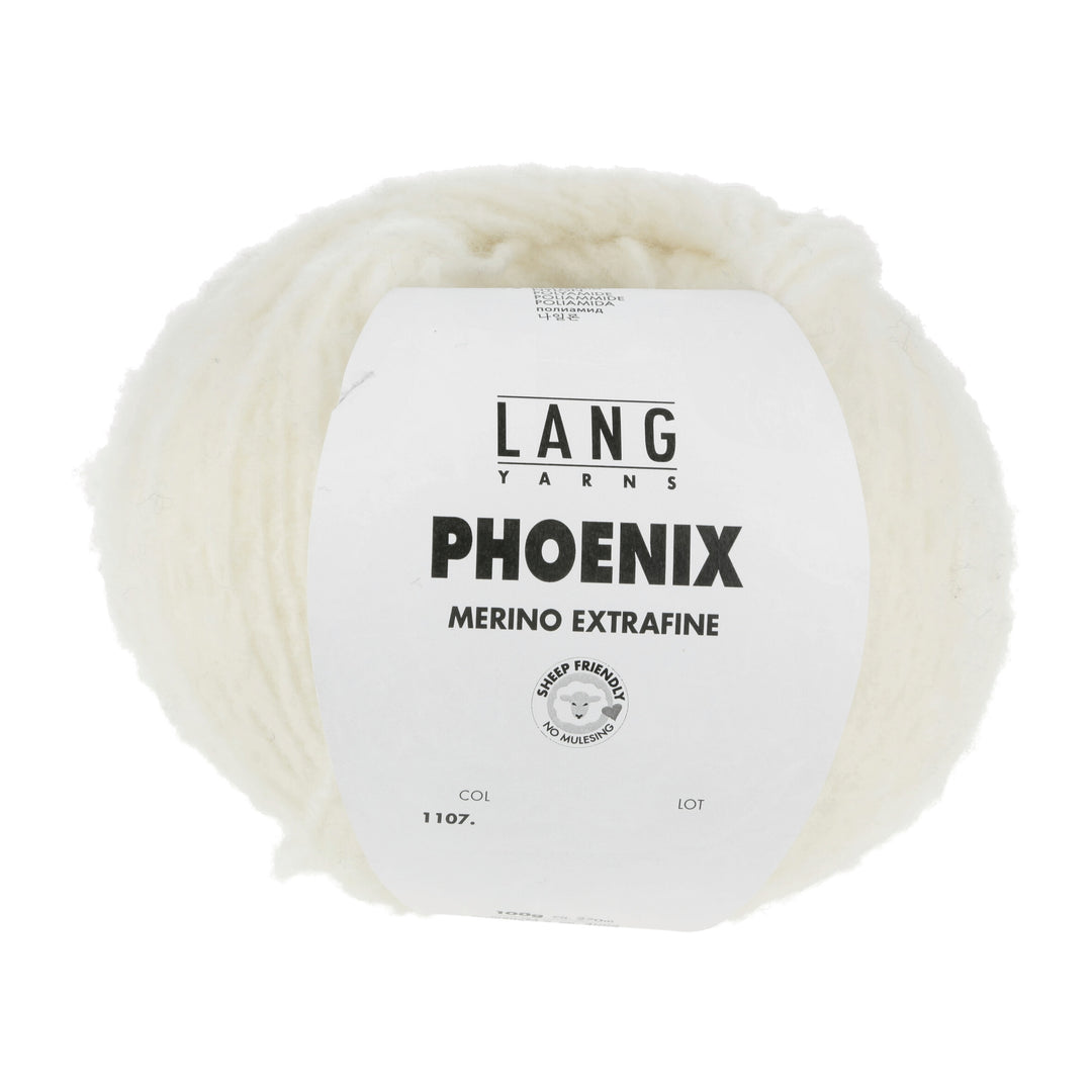 Phoenix 094 (Rå)hvid - Lang Yarns Garn