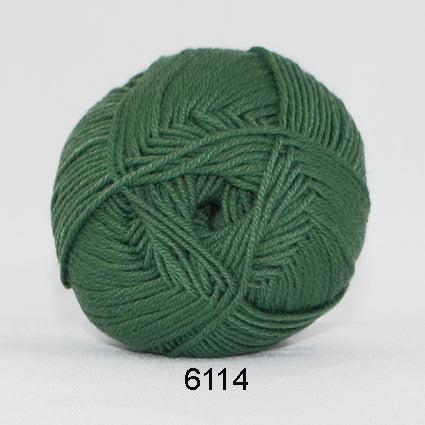 Lana Cotton 212 6114 Lys skovgrøn - Hjertegarn