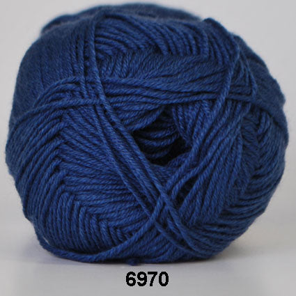 Lana Cotton 212 6970 Blå - Hjertegarn