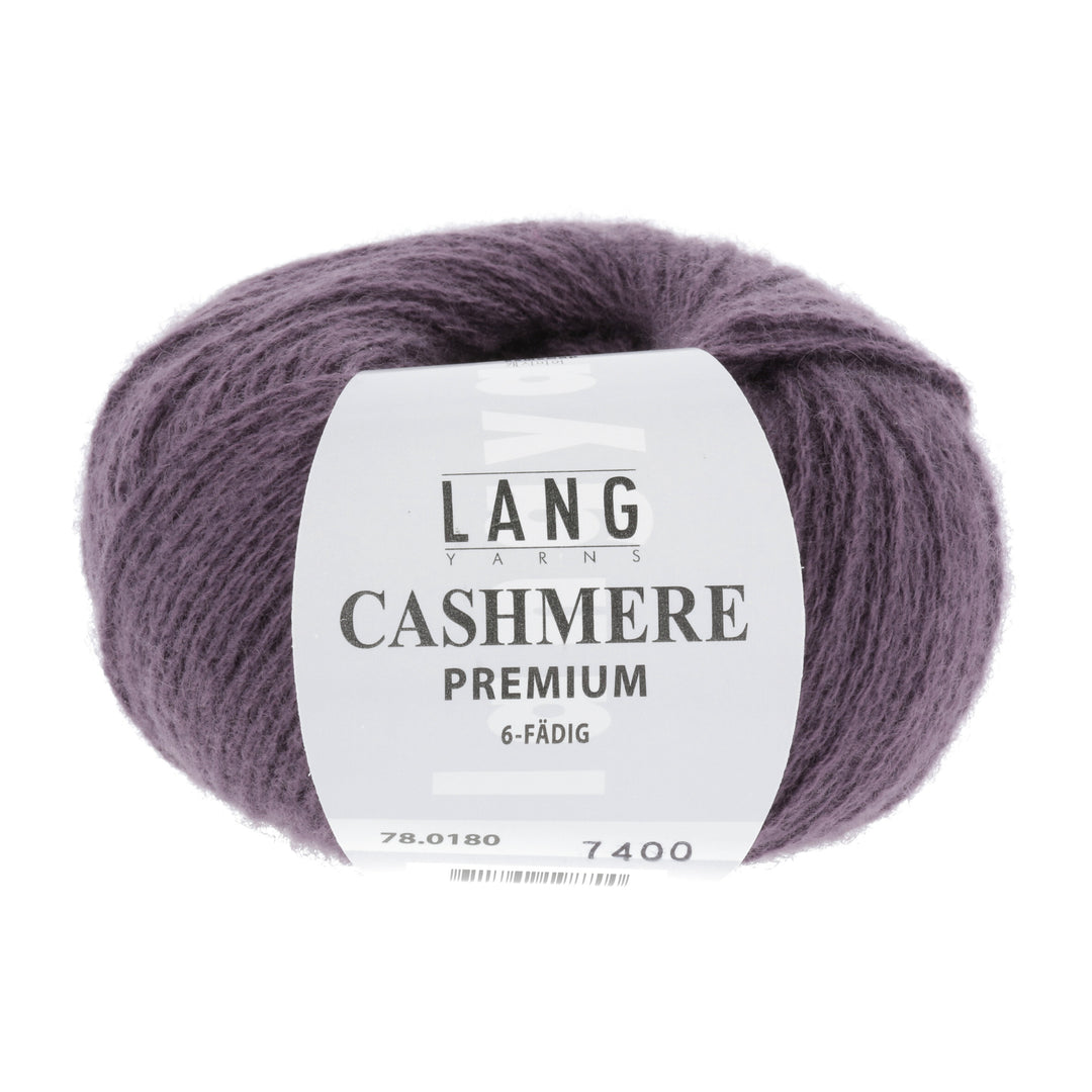 Cashmere Premium 180 Støvet lilla - Lang Yarns Garn