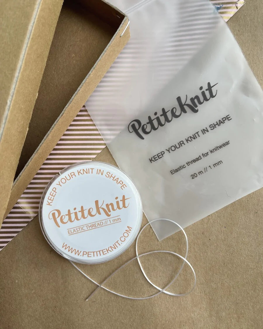 PetiteKnit - "Keep your knit in shape" Strikkeelastik
