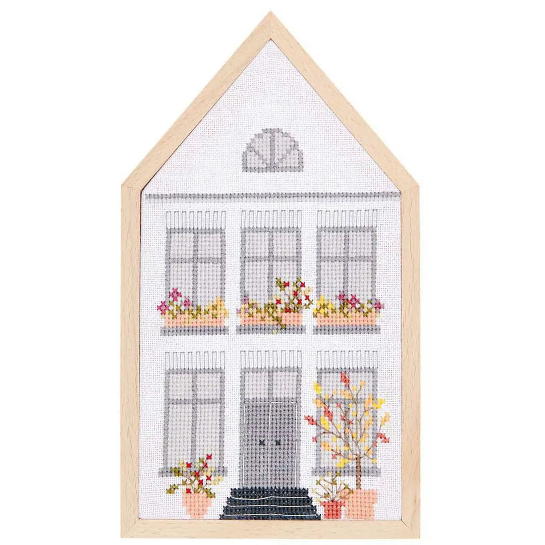 Broderikit - Autumn House fra Rico Design