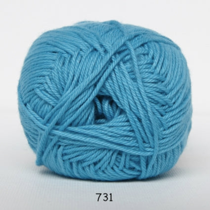 Cotton nr. 8 731 Turkis - Bomuld fra Hjertegarn